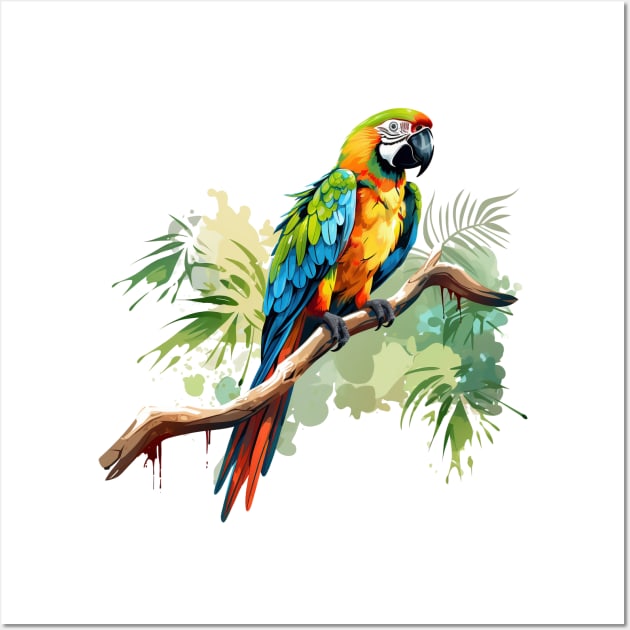 Military Macaw Wall Art by zooleisurelife